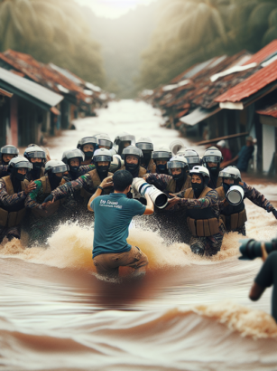 alt_text: Tim BUMN siaga mendistribusikan bantuan untuk korban banjir di Aceh Tamiang.