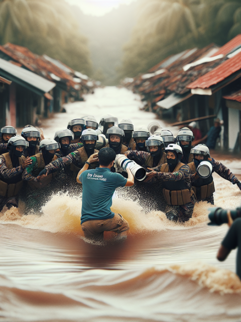 alt_text: Tim BUMN siaga mendistribusikan bantuan untuk korban banjir di Aceh Tamiang.