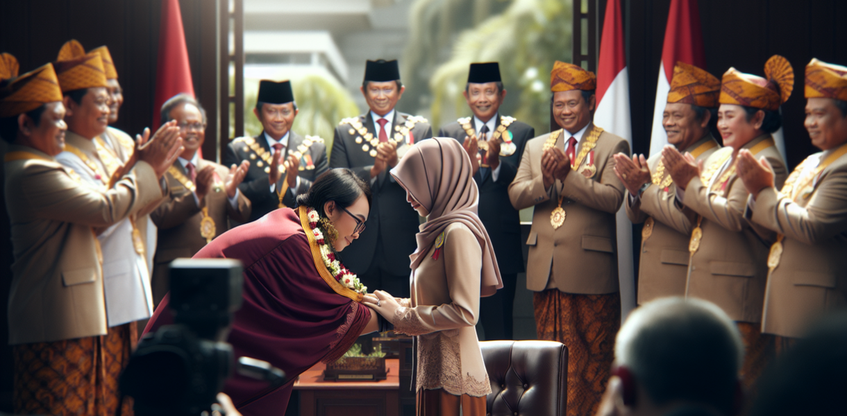 alt_text: Wali Kota perempuan pertama Jakarta Barat dilantik, mencapai sejarah baru dalam kepemimpinan.