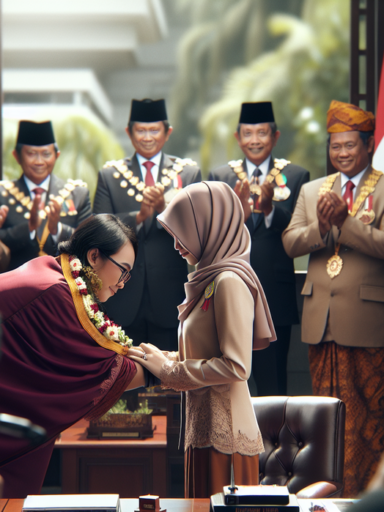 alt_text: Wali Kota perempuan pertama Jakarta Barat dilantik, mencapai sejarah baru dalam kepemimpinan.