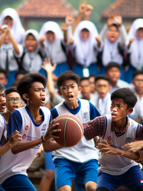 alt_text: DBL: Menggambarkan perkembangan olahraga pelajar di Indonesia melalui turnamen basket.