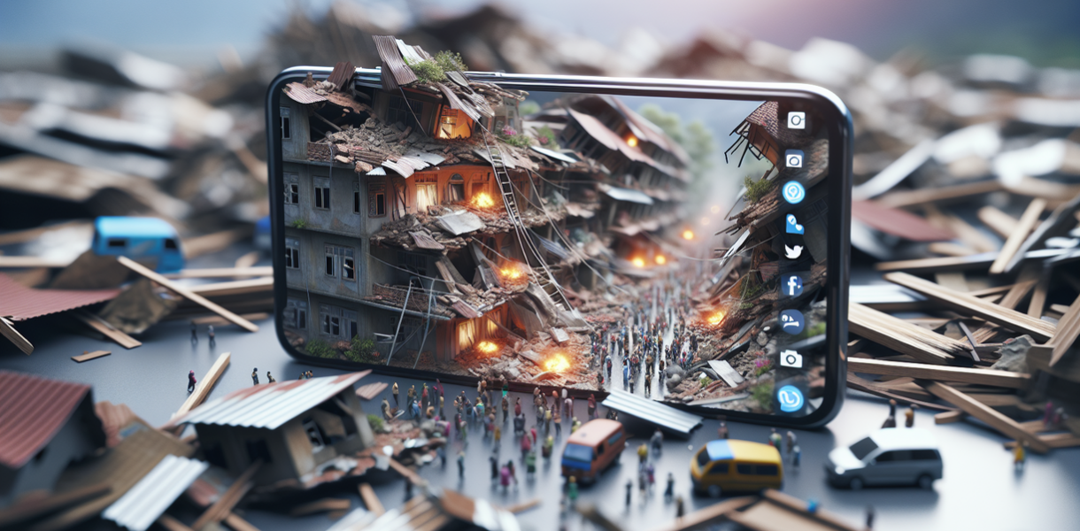 alt_text: Dampak gempa Amurang dan pentingnya manajemen media sosial dalam penyebaran informasi.