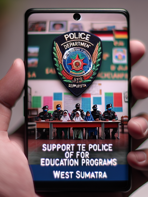 alt_text: Polri mendukung program pendidikan di Sumbar dengan memberikan bantuan dan fasilitas belajar.
