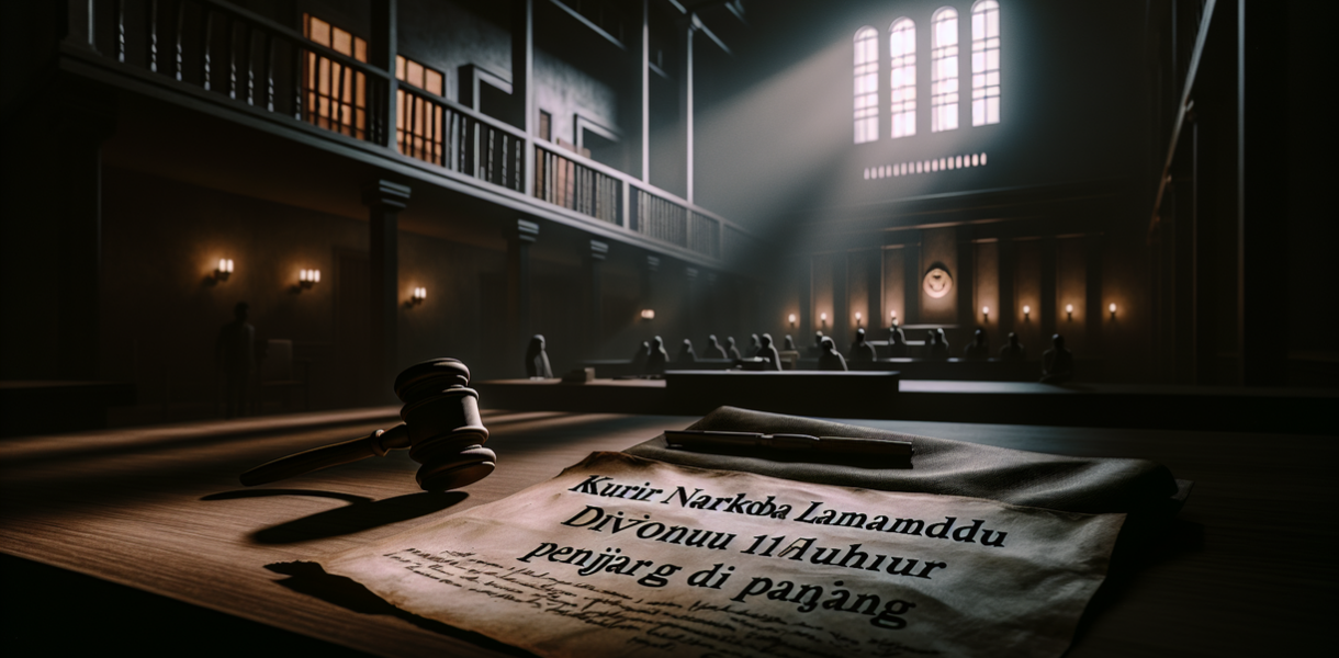 "alt_text": "Kurir narkoba Lamandau divonis 11 tahun penjara di Bayang Panjang."