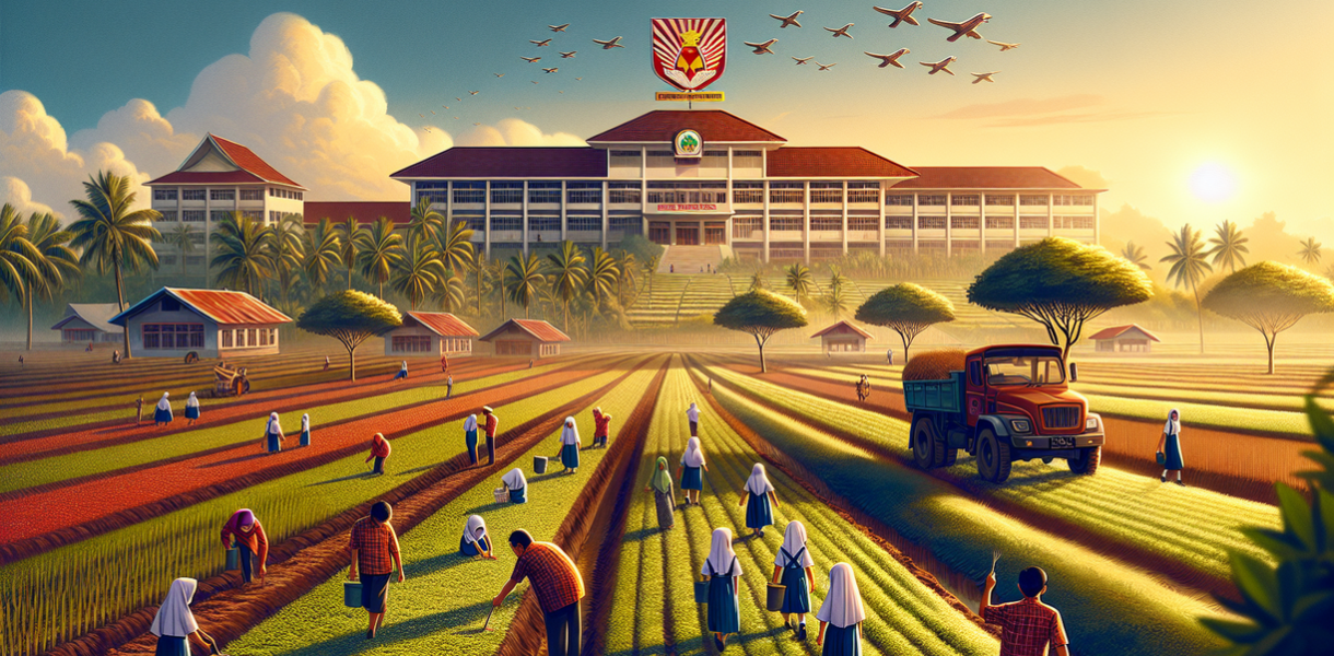 alt_text: Spanduk Bantul Bebas Pajak LP2B dan Program Seragam Gratis mulai 2026.