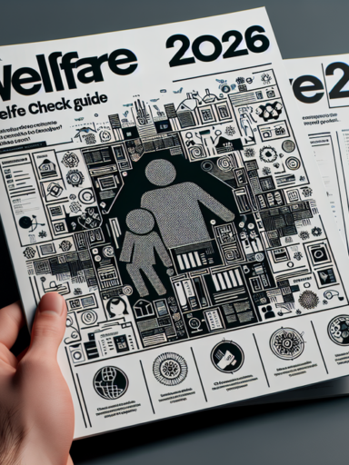 alt_text: Panduan grafis cek bansos 2026, langkah mudah dengan ikon dan teks informatif.