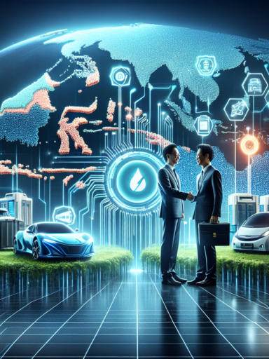 alt_text: Ilustrasi rantai pasok berkelanjutan untuk baterai EV dalam ekonomi hijau.