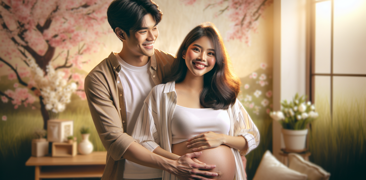 alt_text: Angga Yunanda dan Shenina merayakan kehamilan pertama sebagai babak baru cinta mereka.