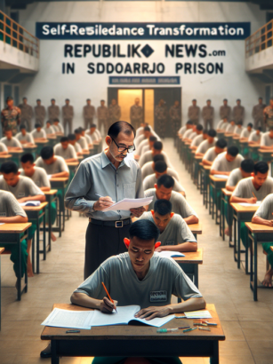 alt_text: Narapidana di Lapas Sidoarjo belajar menjahit untuk masa depan lebih baik melalui program pelatihan.