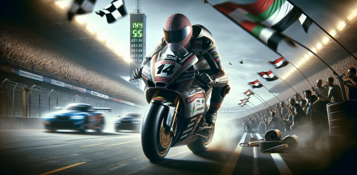 "alt_text": "Bezzecchi dan Marquez bersaing ketat di sirkuit Buriram, adu kecepatan memukau penonton."