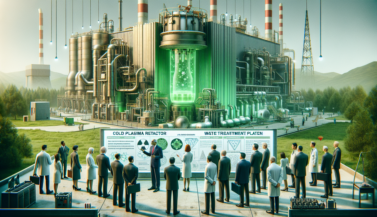 alt_text: Ilustrasi inovasi pendidikan plasma dingin di TPS Arcamanik sebagai solusi ramah lingkungan.