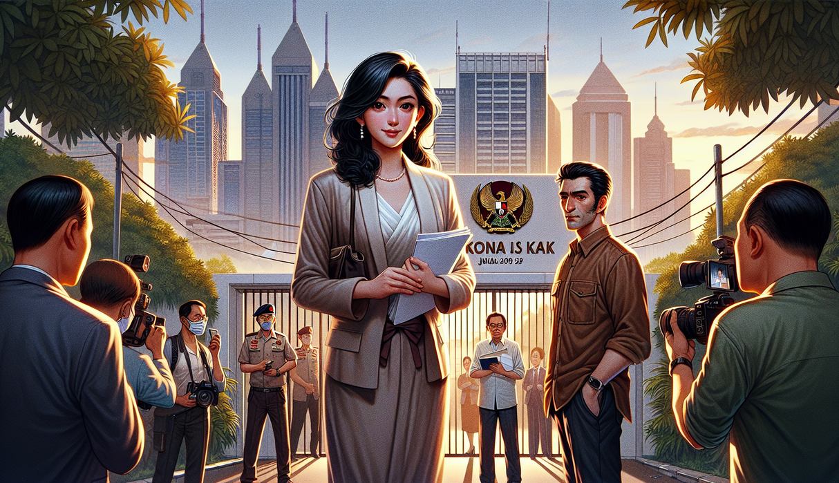 alt_text: Virgoun bertemu Komnas Anak terkait masalah baru dalam konflik rumah tangganya.