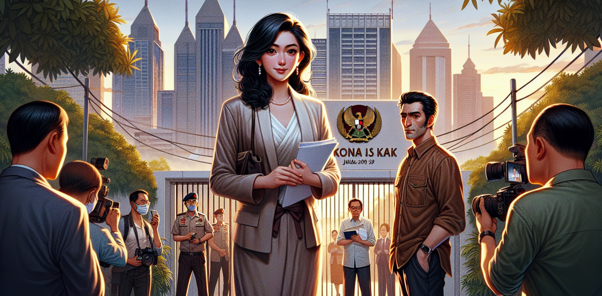 alt_text: Virgoun bertemu Komnas Anak terkait masalah baru dalam konflik rumah tangganya.