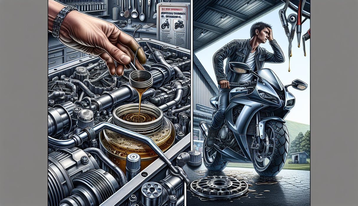 alt_text: "Infografis Honda: Dampak negatif telat ganti oli mesin pada kendaraan."