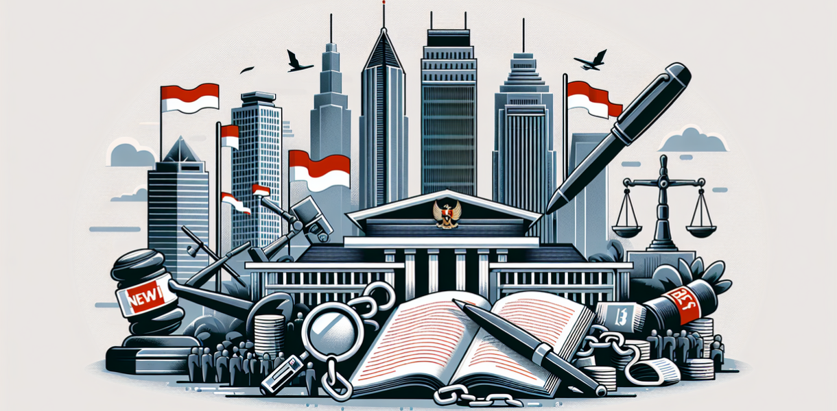 alt_text: Judul buku tentang tantangan hukum dan masa depan jurnalisme di tengah kebebasan pers.