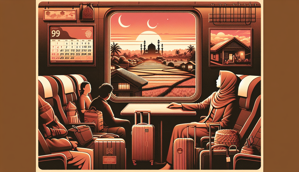 alt_text: Seorang pemuda merenung saat mudik, tantangan hidup dan sukses menanti di depan mata.