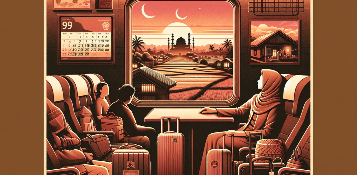 alt_text: Seorang pemuda merenung saat mudik, tantangan hidup dan sukses menanti di depan mata.