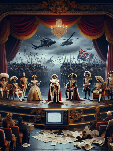 alt_text: Ilustrasi strategi perang dengan simbol kekalahan tersembunyi dalam bayangan.