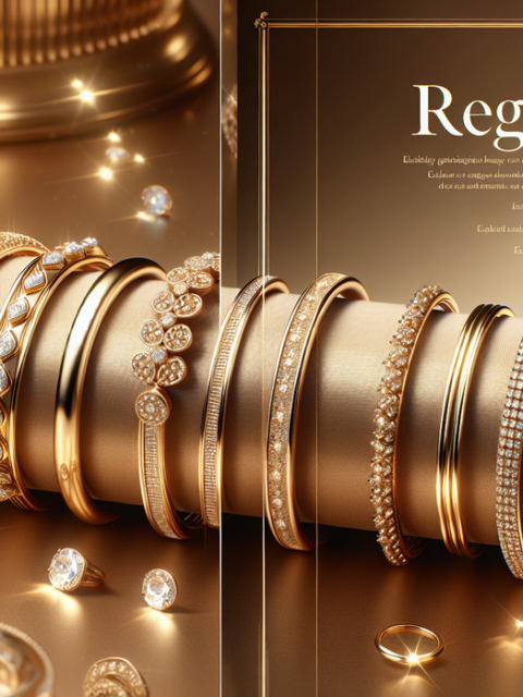 alt_text: Gelang emas dengan berlian kecil elegan, dirancang untuk wanita usia 50+ yang berkelas.