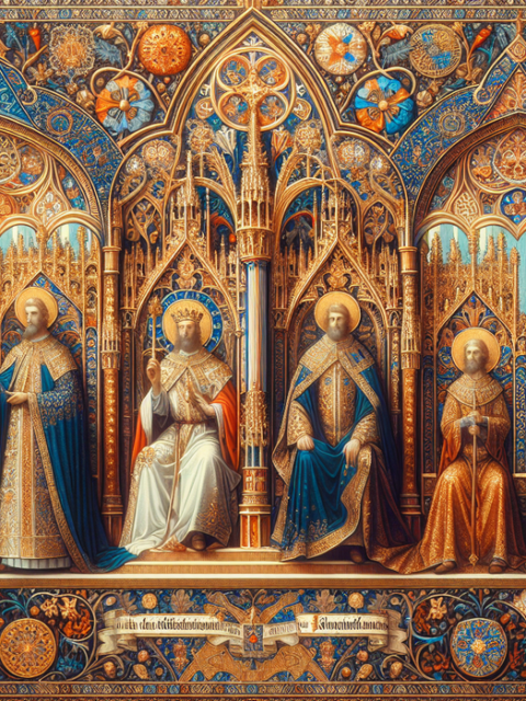 alt_text: Buku pembelajaran bahasa Korea untuk pemula dengan tema kisah para martir.