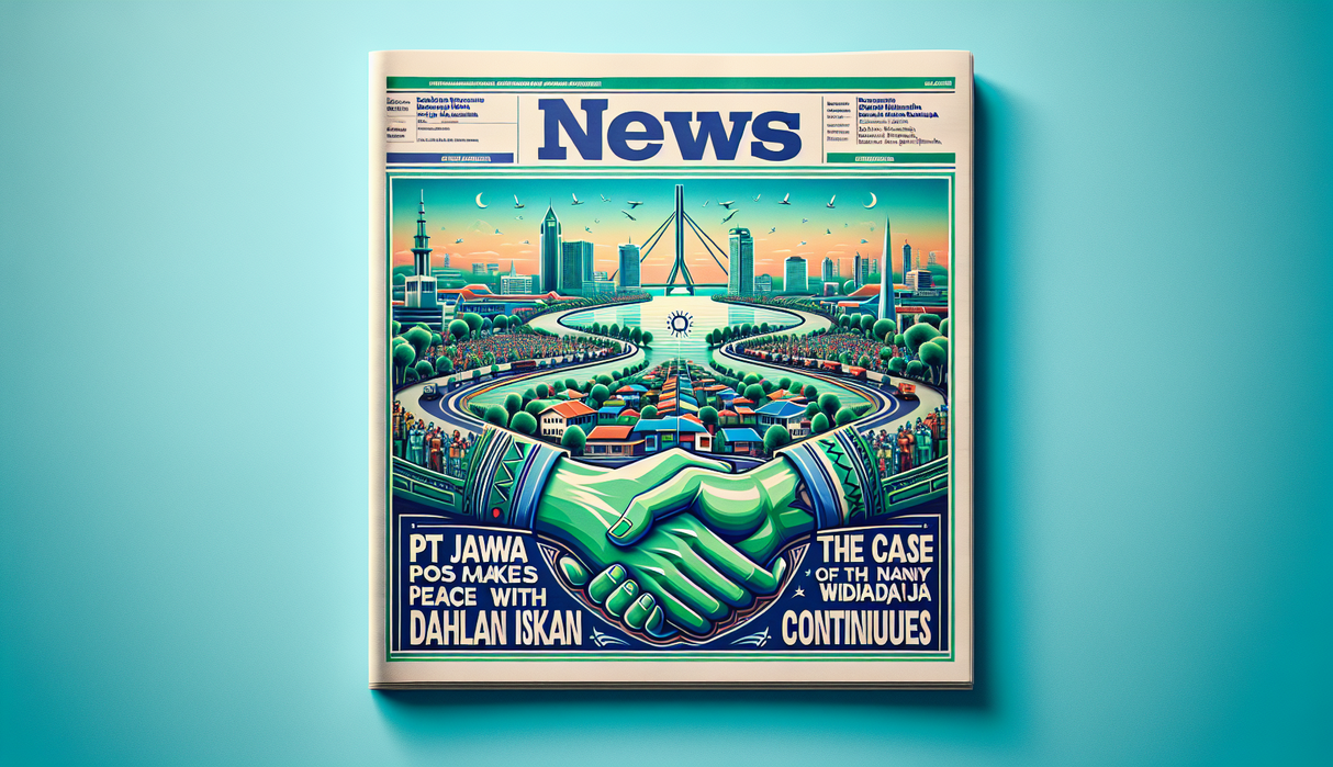 alt_text: Dahlan Iskan membahas arah baru sengketa hukum di Jawa Pos.