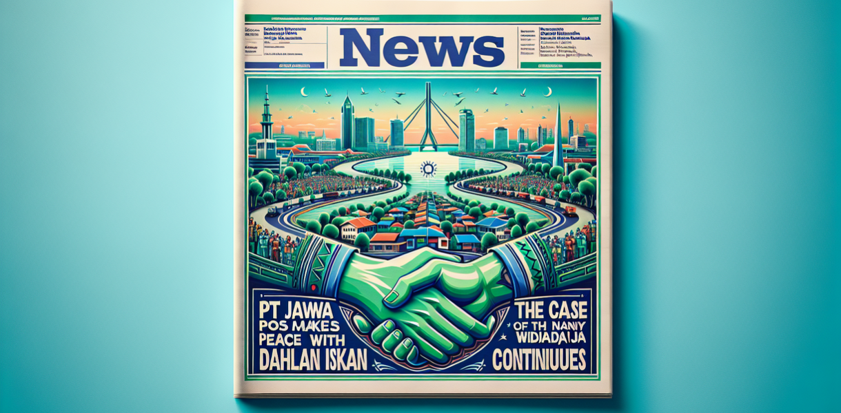 alt_text: Dahlan Iskan membahas arah baru sengketa hukum di Jawa Pos.