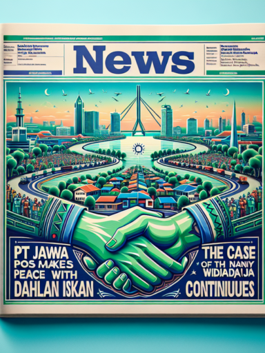 alt_text: Dahlan Iskan membahas arah baru sengketa hukum di Jawa Pos.