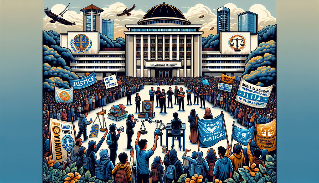 alt_text: Petisi BEM FH Unmul mendorong Tokopedia bertindak adil terkait kasus Andrie.