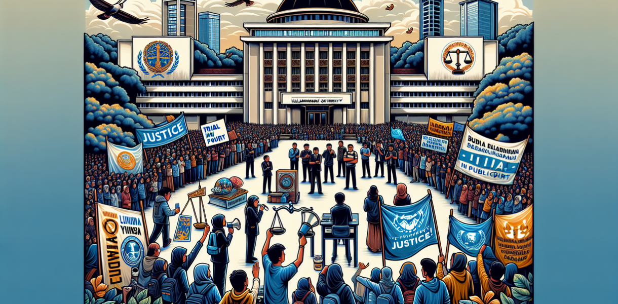 alt_text: Petisi BEM FH Unmul mendorong Tokopedia bertindak adil terkait kasus Andrie.