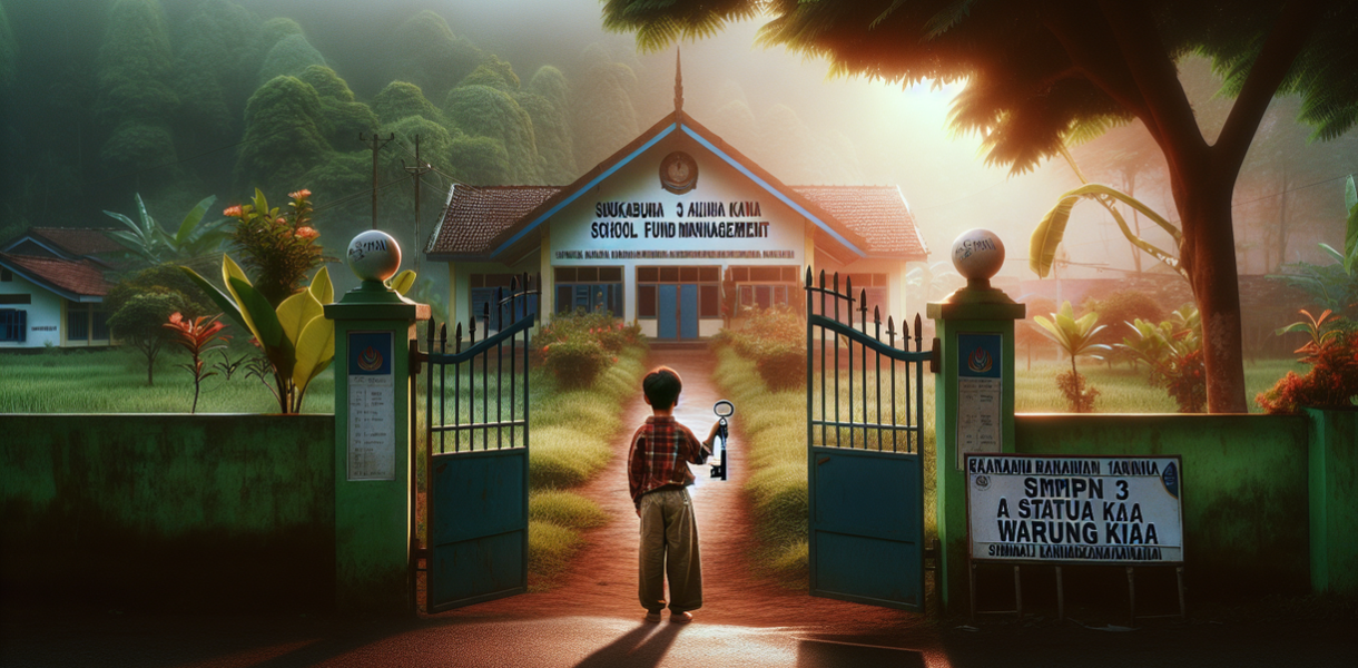 alt_text: Rafia menemukan rahasia penting terkait anggaran sekolah dalam lingkungan yang sunyi.