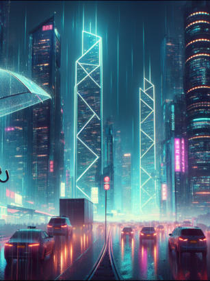 alt_text: Rumah minimalis dekat kantor Bulog, simbol ketahanan pangan melalui sistem distribusi yang tangguh.