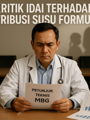 "alt_text": "Diskusi dampak susu formula dalam program gizi gratis untuk anak-anak."