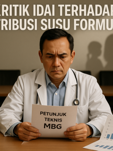 "alt_text": "Diskusi dampak susu formula dalam program gizi gratis untuk anak-anak."