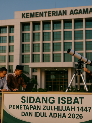 "alt_text":"Sidang Isbat menentukan awal Zulhijah, penting bagi penentuan ibadah dan makna spiritual."