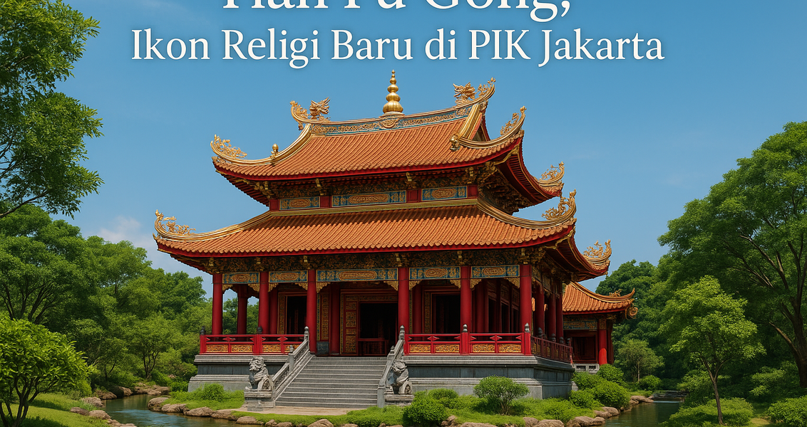 alt_text: Tian Fu Gong, tempat ibadah ikonik baru di Pantai Indah Kapuk, Jakarta.