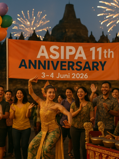 alt_text: "Poster ASIPA 2026 Semarang dan konsep inovatif dari Iman Ridwan Kamil."