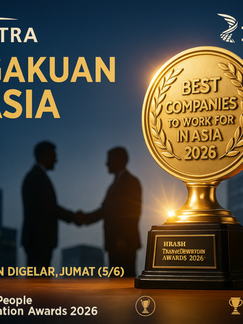 "alt_text": "Astra raih penghargaan HR Asia Best Companies, simbol prestasi dan keunggulan perusahaan."