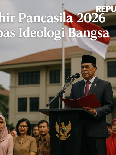 alt_text: "Poster Hari Lahir Pancasila 2026: Merayakan Napas Ideologi Bangsa."