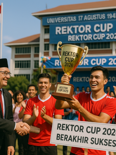 alt_text: "Rektor Cup 2026 di Surabaya, ajang mencetak generasi emas dalam olahraga dan akademik."