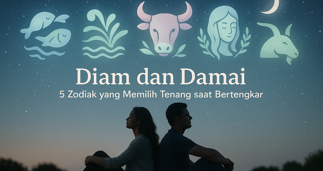 "Ini dia 5 zodiak yang memilih diam saat konflik cinta muncul."