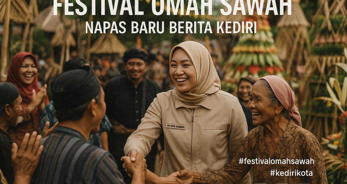 Festival Omah Sawah menghadirkan inovasi budaya dan tradisi lokal, merevitalisasi komunitas Kediri.