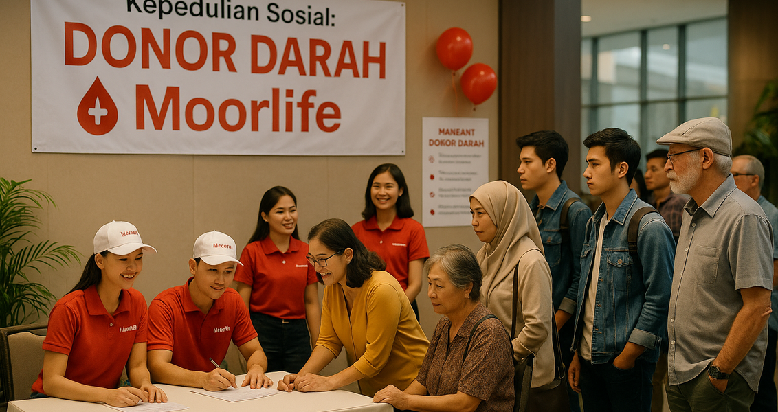 Aksi Donor Moorlife: Semangat 5.000 pendonor berbagi kehidupan bagi sesama! #Donor #Moorlife