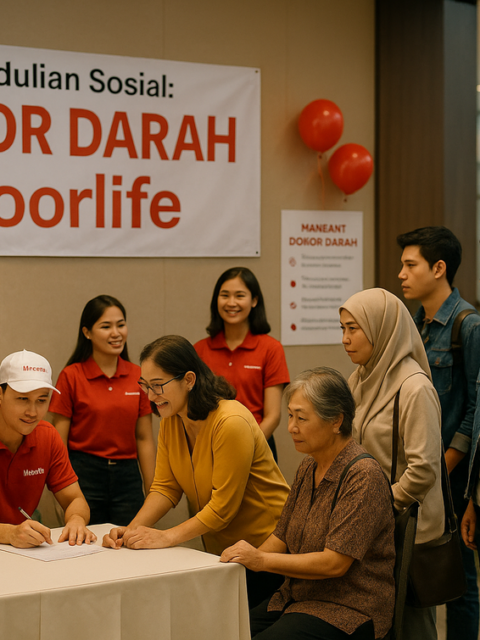 Aksi Donor Moorlife: Semangat 5.000 pendonor berbagi kehidupan bagi sesama! #Donor #Moorlife