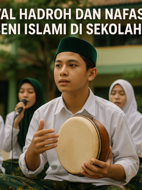 Festival Hadroh meriah di sekolah, menghadirkan nafas baru dalam seni Islami.
